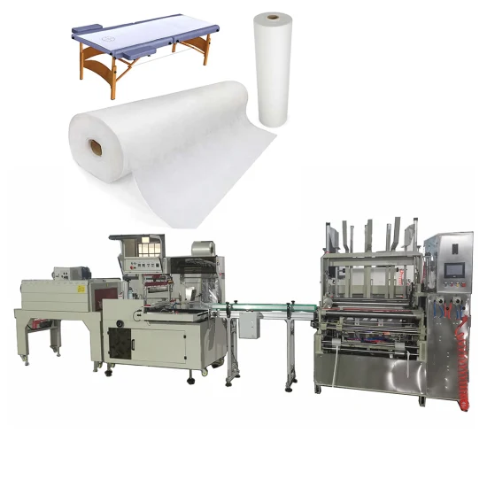 SPA Salon Medical Disposable Bed Sheet with Auto Punch in Roll Making Machine