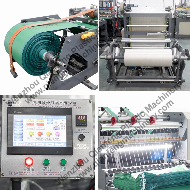 PE Film Liner Cutting and Sewing Machine for Woven Bag Fertilizer Bag Making Machine
