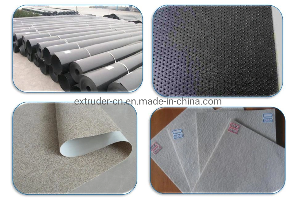 PE HDPE LDPE Geomembrane Film Liner Waterproof Membrane Sheet Extrusion Making Machinery