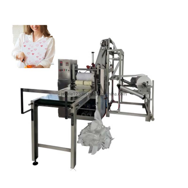 Automatic Nonwoven Kithen/Hairdresser/Lobster/Dinner Disposable Dental Apron Bib Making Machine