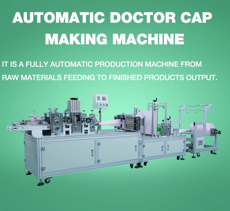 Automatic Disposable Surgical Hat Hospital Head Covers Custom Aluminum Alloy Making Machine