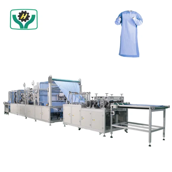 latest Automatic High Speed Disposable Surgical Gown Making Machine for Factories